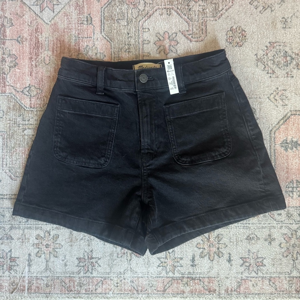 NWT Madewell Denim Emmett Short: Patch Pocket Edition